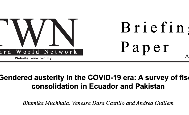 Gendered austerity in the Covid-19 era paper by TWN