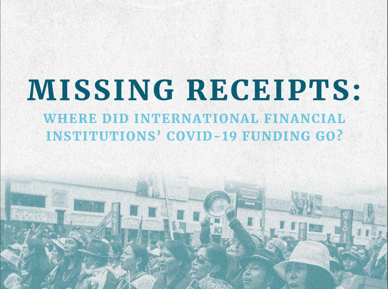 Missing receipts report by Coalition for Human Rights in Development.